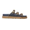 MARC JACOBS THE DENIM SUEDE KIKI SLIDE 2S6FFS001F34